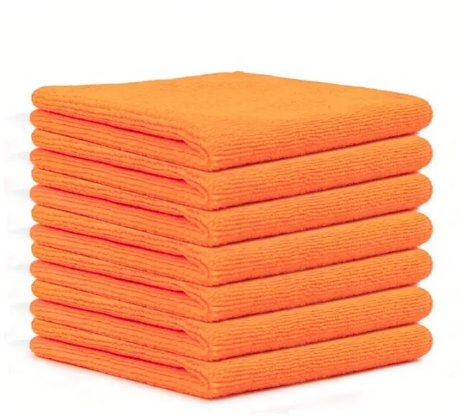 PAÑO DE MICROFIBRA COLOR NARANJA